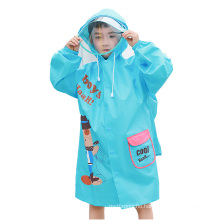 New arrival children plastic raincoat hooded kids pvc raincoat